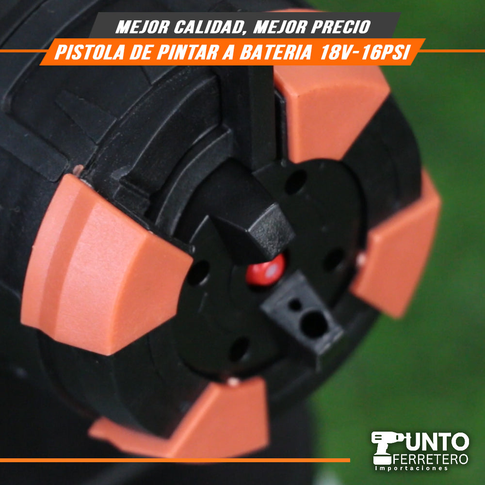 Pistola de pintar inalambrica 18V gladiator