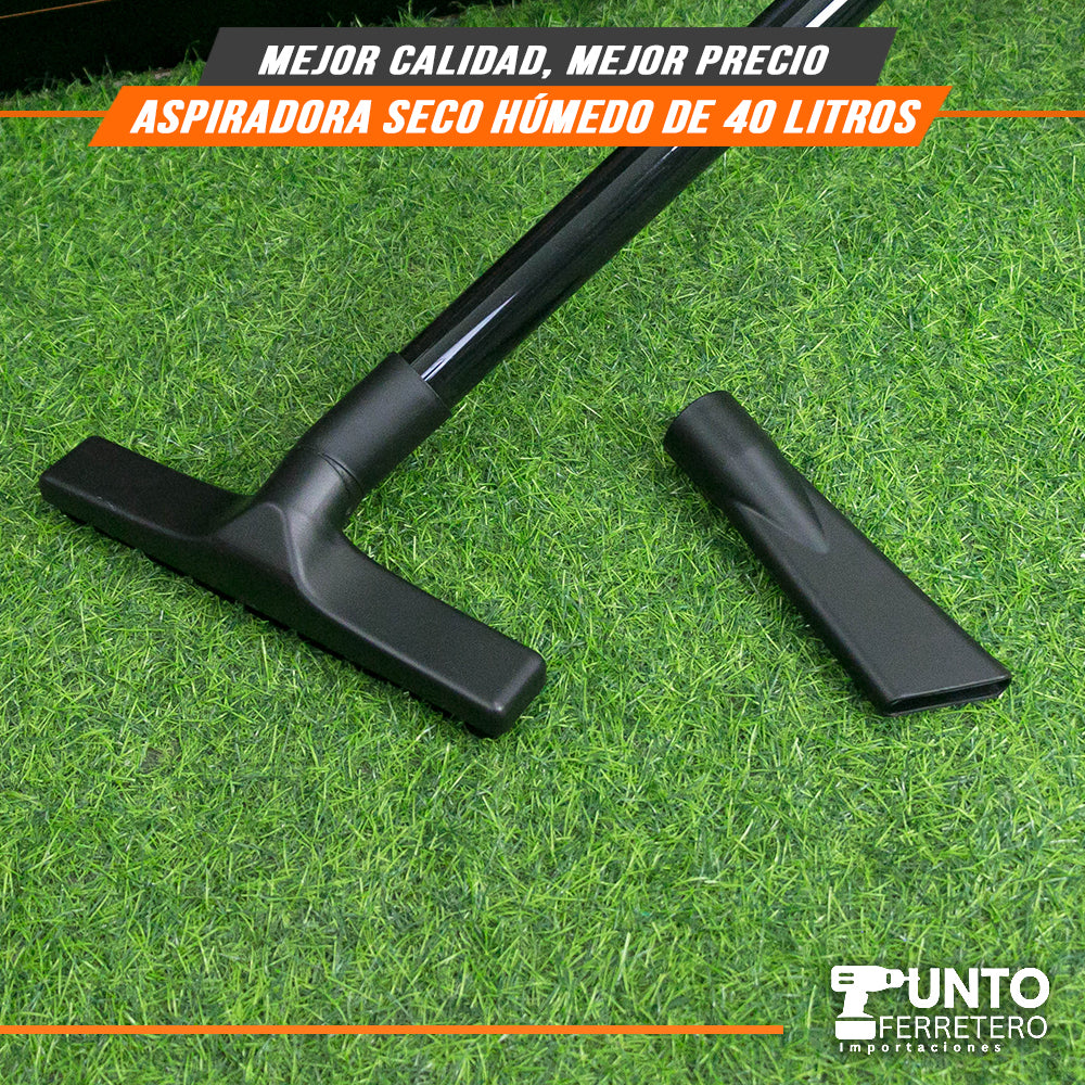 Aspiradora INDUSTRIAL 40 litros 1600W (aspira liquidos )1600W gladiator electrica