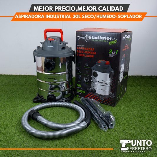 aspiradora de 30L 3 en 1 (aspiradora/seco-húmedo )y sopladora