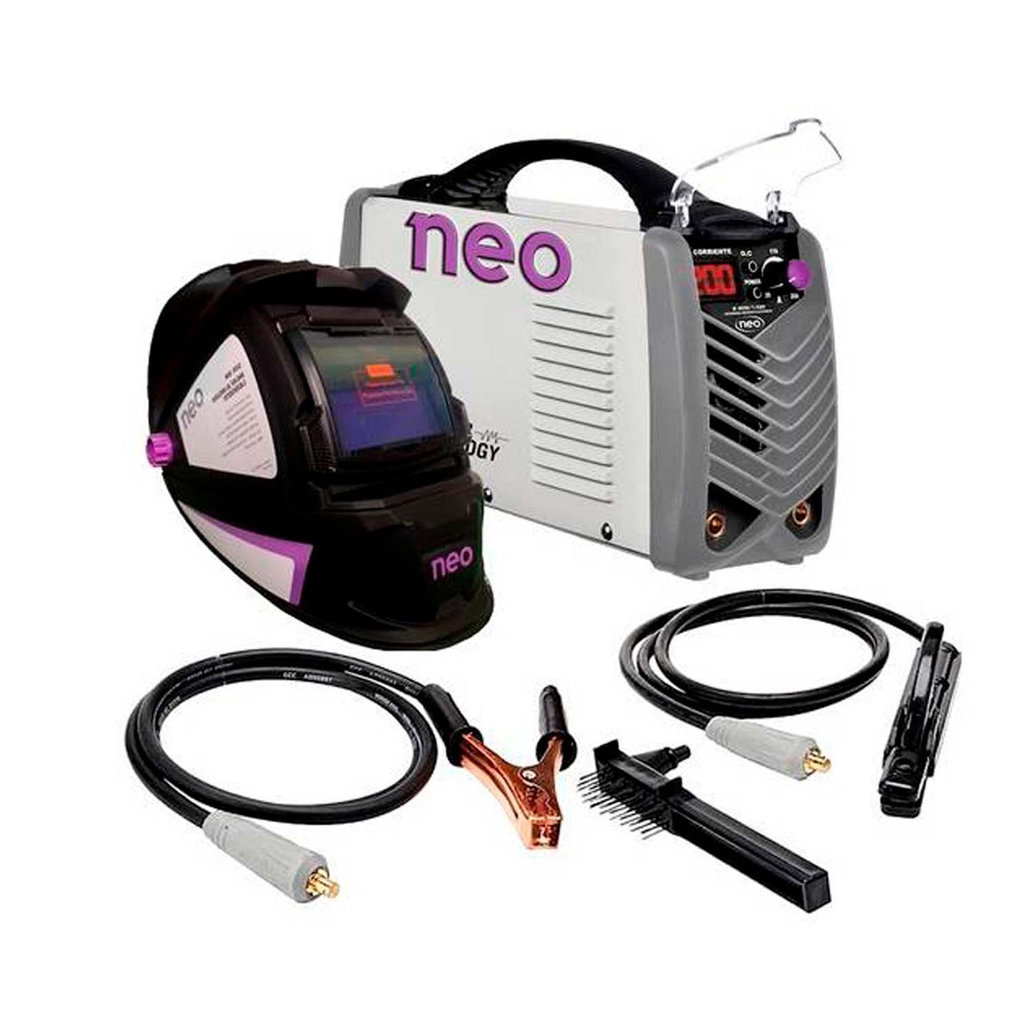 SOLDADORA ELÉCTRICA 220V 200A SWAM + MASCARA FOTOSENSIBLE- NEO