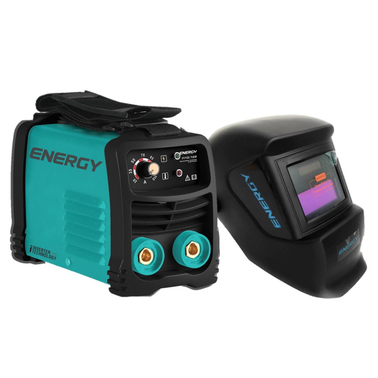 SOLDADURA ELÉCTRICA INVERTER 140A MMA + MÁSCARA FOTOSENSIBLE-ENERGY