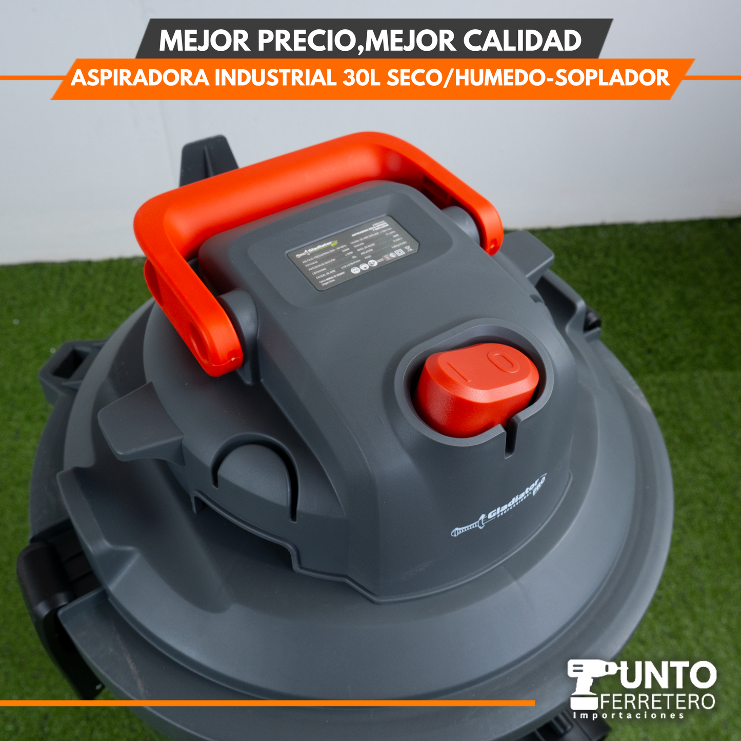 aspiradora de 30L 3 en 1 (aspiradora/seco-húmedo )y sopladora