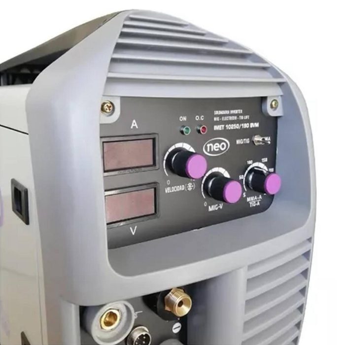 SOLDADORA ELÉCTRICA INVERTER 150A 220V MULTIFUNCIÓN 3 EN 1 MIG -MAG/MMA/TIG- NEO