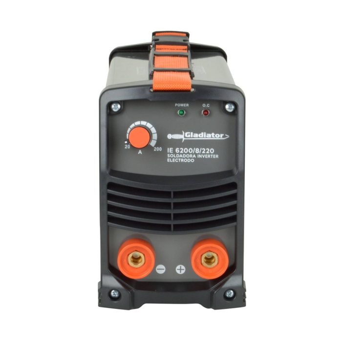 SOLDADORA ELÉCTRICA INVERTER 200A MMA CONECTORES 3/8 + MÁSCARA- GLADIATOR