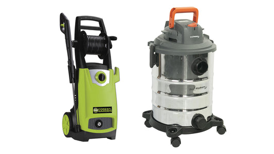 HIDROLAVADORA ELÉCTRICA + ASPIRADORA SECO-HÚMEDO Y SOPLADOR 3 EN 1-FOREST & GARDEN