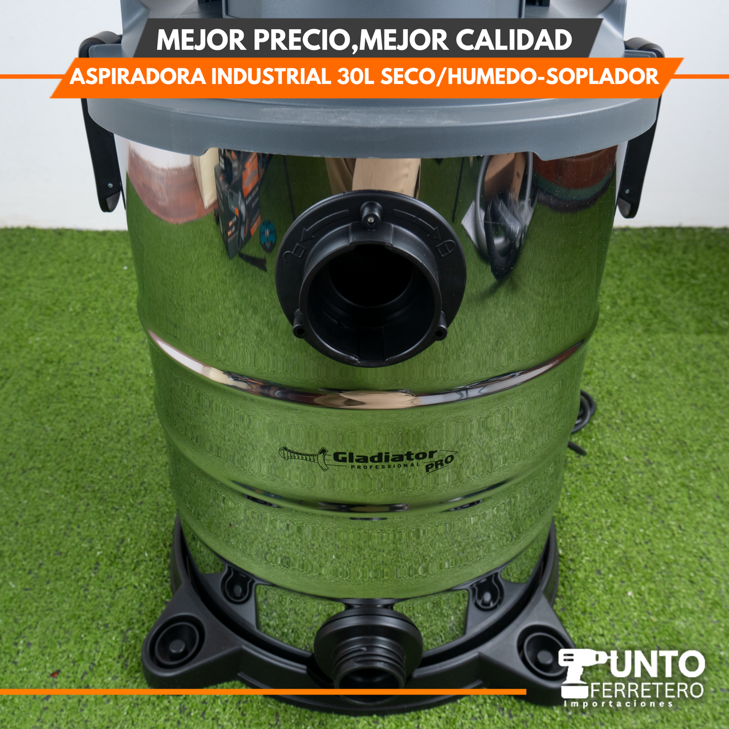 aspiradora de 30L 3 en 1 (aspiradora/seco-húmedo )y sopladora