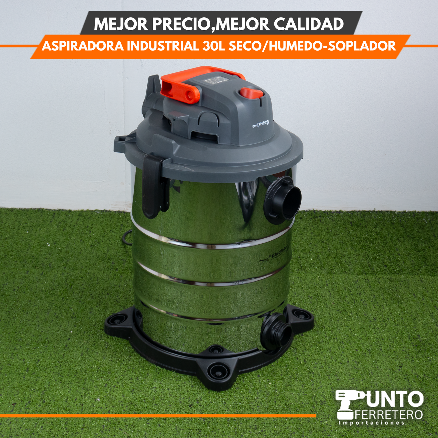 aspiradora de 30L 3 en 1 (aspiradora/seco-húmedo )y sopladora