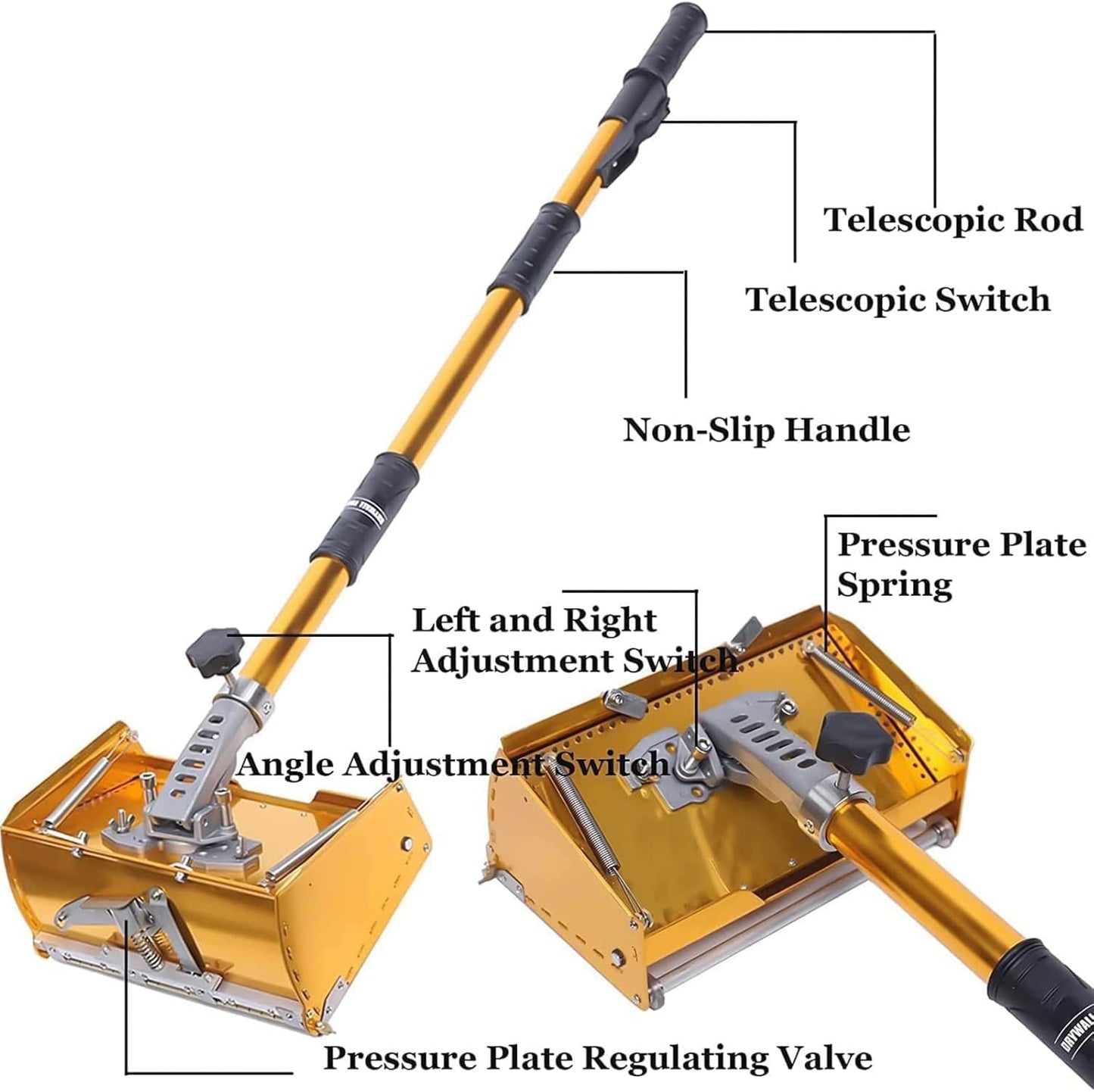MASILLADORA AUTOMÁTICA PARA DRYWALL - 10 PULGADAS