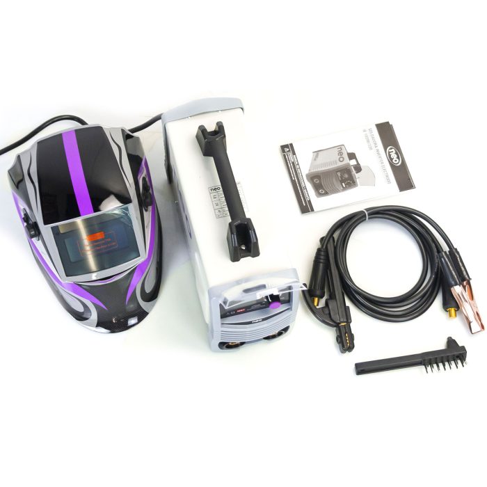 SOLDADORA INVERTER ELECTRODO CON MÁSCARA DE SOLDAR FOTOSENSIBLE – NEO