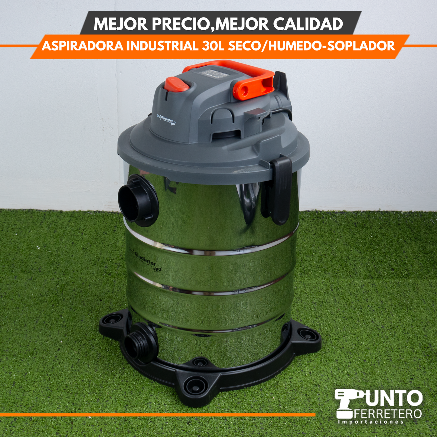 aspiradora de 30L 3 en 1 (aspiradora/seco-húmedo )y sopladora