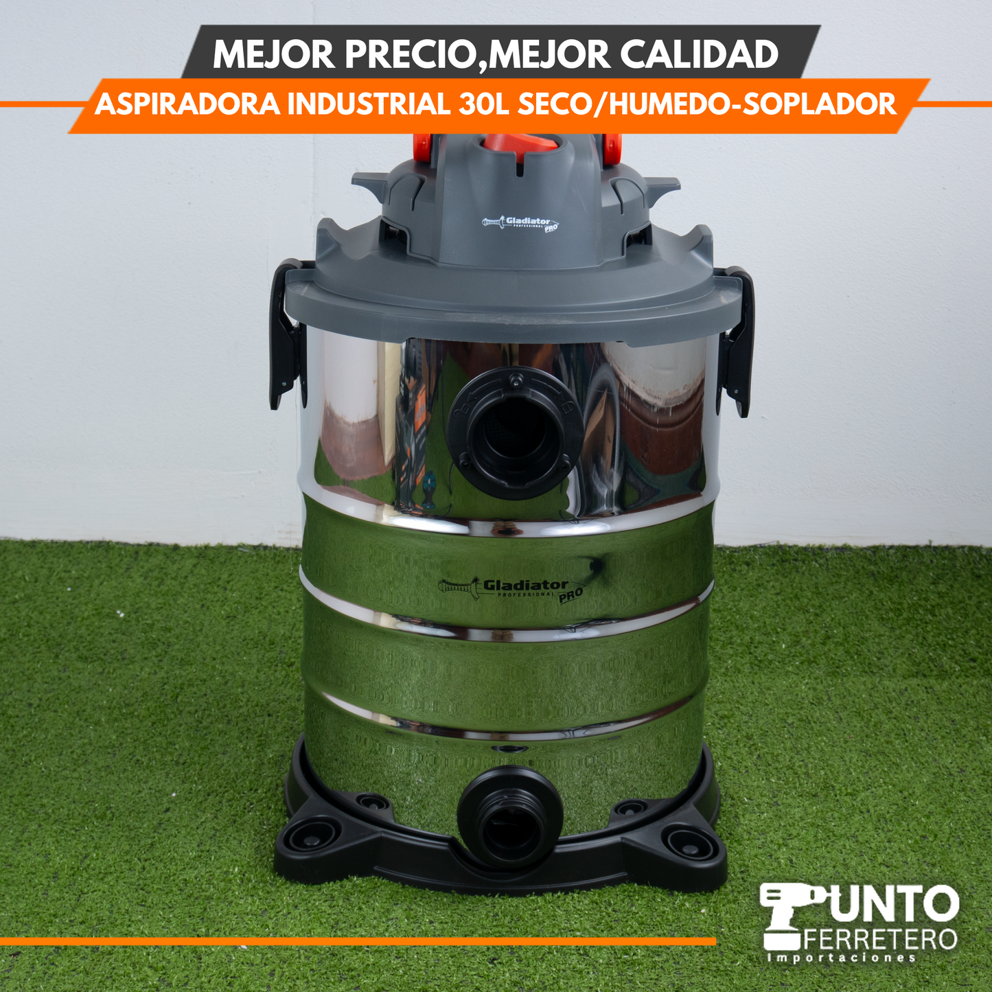 aspiradora de 30L 3 en 1 (aspiradora/seco-húmedo )y sopladora