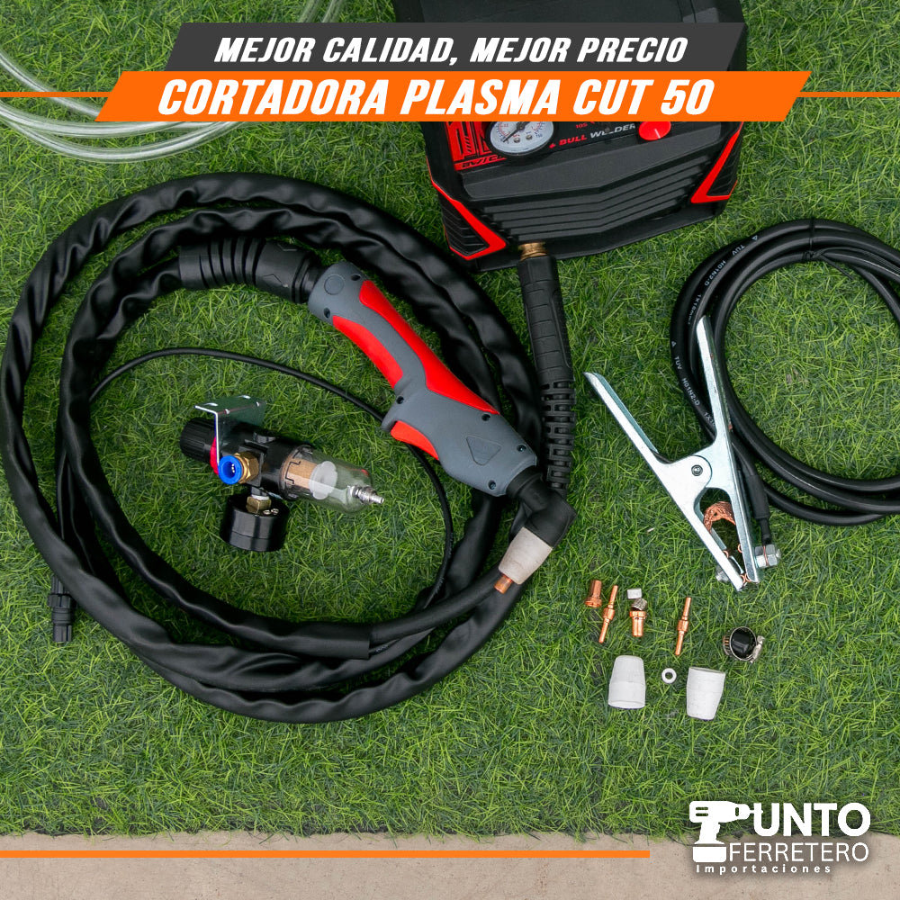 cortador plasma bull welder cut 50A  (corta 12mm-18mm) uso industrial
