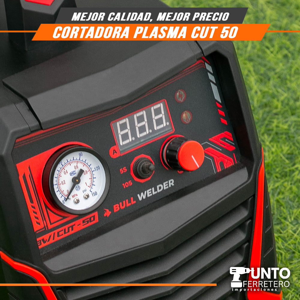 cortador plasma bull welder cut 50A  (corta 12mm-18mm) uso industrial