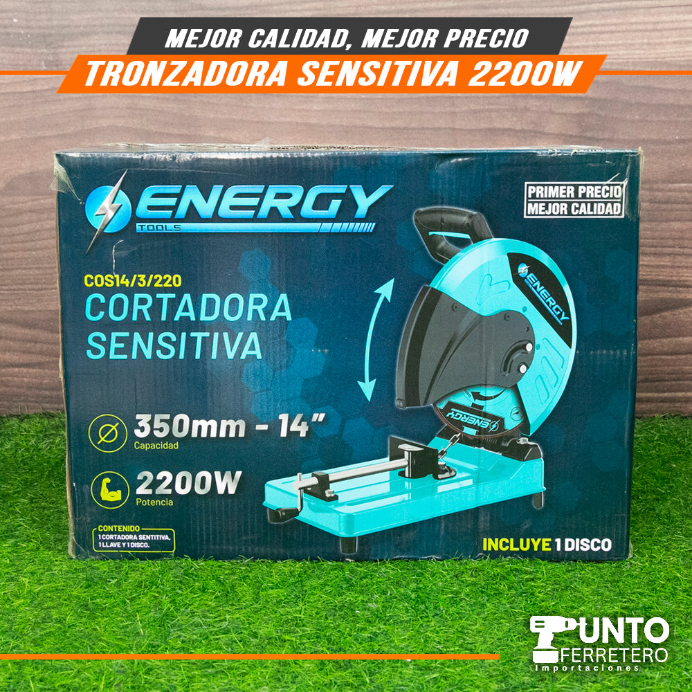 🇺🇸 Tronzadora electrica industrial  energy 2200W 14 pulgadas marca americana 🇺🇸