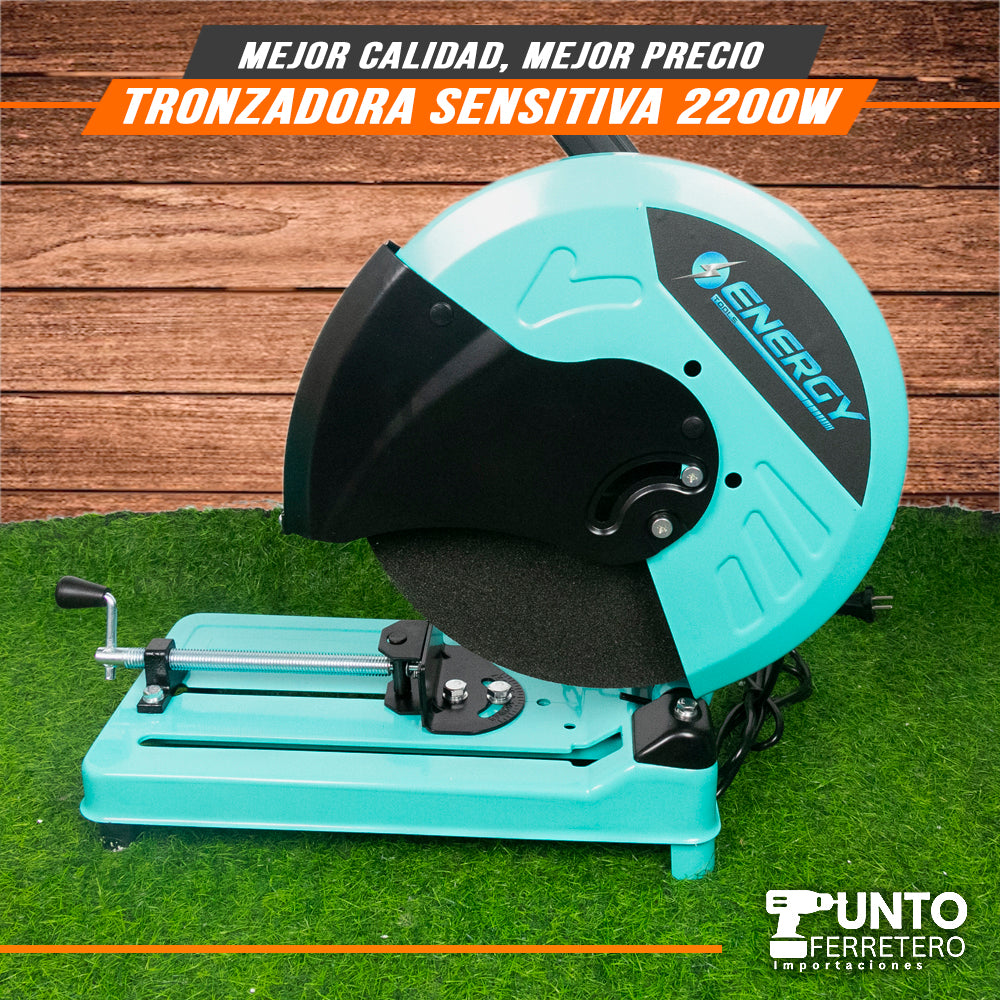 🇺🇸 Tronzadora electrica industrial  energy 2200W 14 pulgadas marca americana 🇺🇸