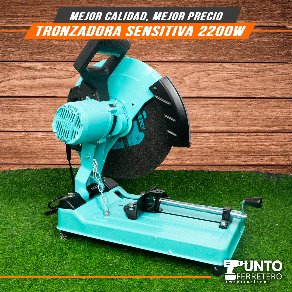 🇺🇸 Tronzadora electrica industrial  energy 2200W 14 pulgadas marca americana 🇺🇸