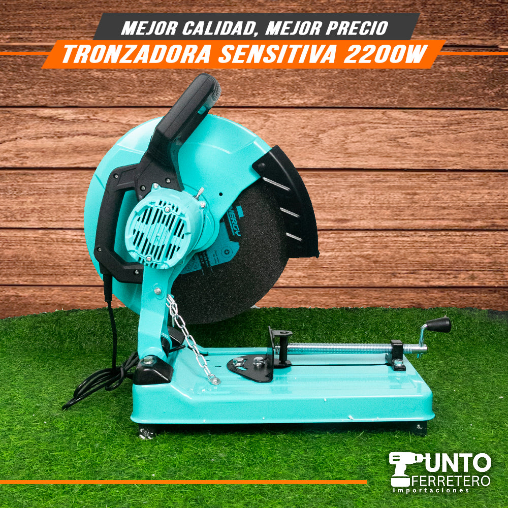 🇺🇸 Tronzadora electrica industrial  energy 2200W 14 pulgadas marca americana 🇺🇸