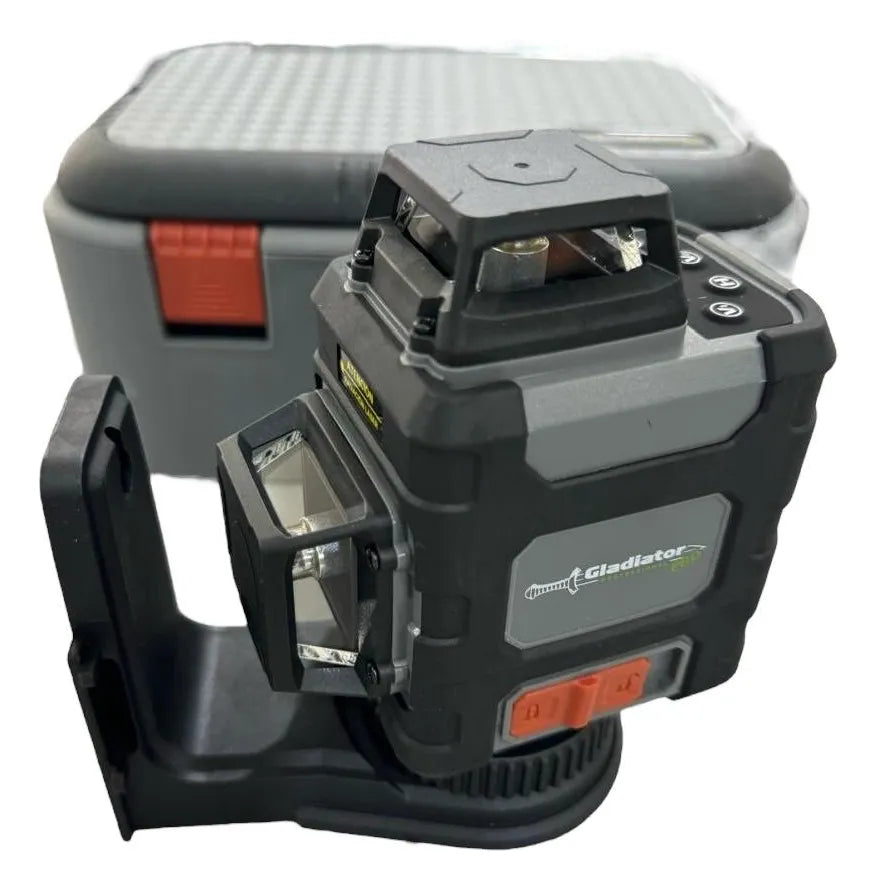 🎯 Nivel Láser Gladiator Pro 16 Líneas – Tecnología Americana 360° que Nunca se Descalibra 🔥