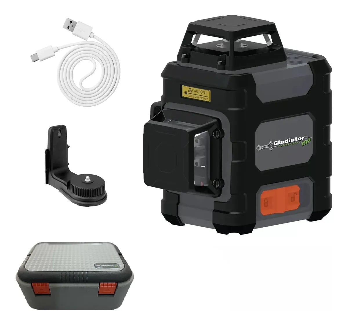 🎯 Nivel Láser Gladiator Pro 16 Líneas – Tecnología Americana 360° que Nunca se Descalibra 🔥