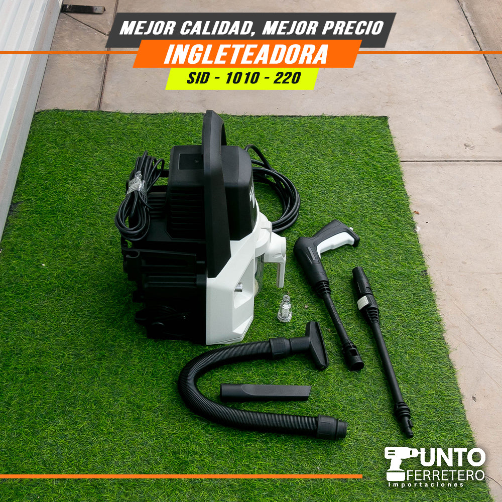 Hidrolavadora 4 en 1 (multifuncional) black&white (1400w/1100psi) marca americana