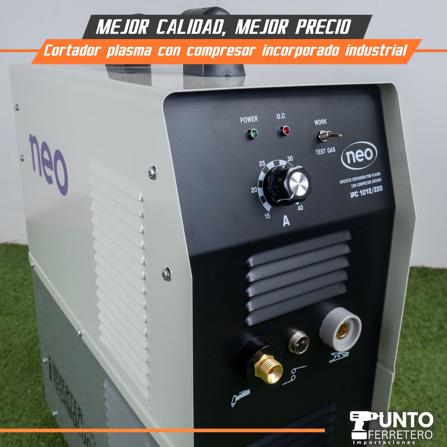 CORTADOR PLASMA CON COMPRESOR INCORPORADO NEO CUT 40