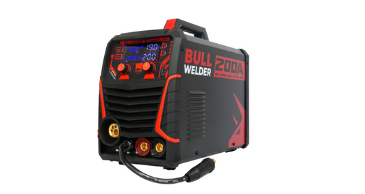 SOLDADORA INDUSTRIAL MULTIPROCESO 200 A / 4 EN 1 –  MIG, TIG LIFT, SPOOL GUN  Y  MMA