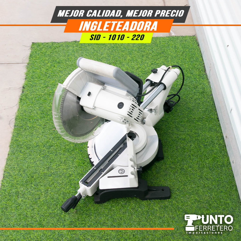 Cierra ingleteadora electrica neo  2200W 10 pulgadas uso industrial (dientes tungsteno )