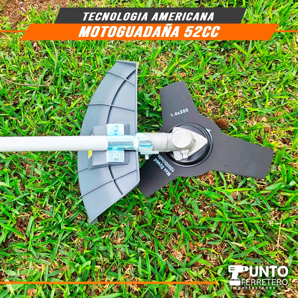 Motoguadaña gladiator pro 52cc motor 2 tiempos uso industrial