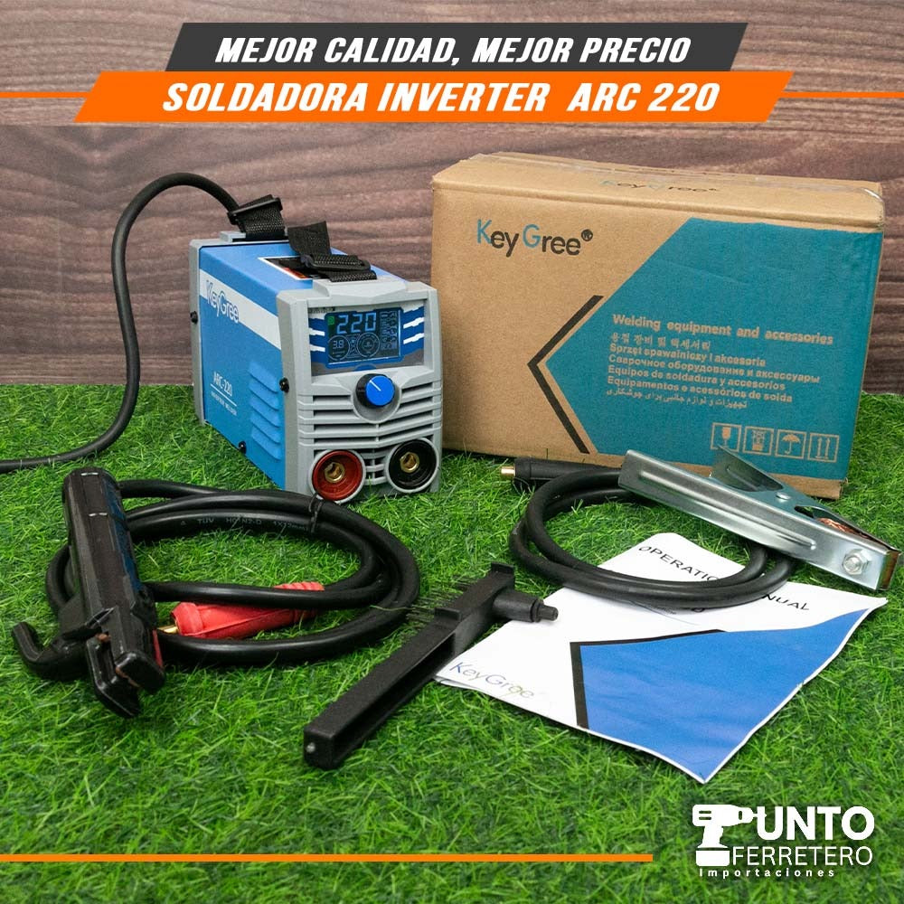 maquina de soldar mma ,tig lift 200 amperios key greem + mascara 2 sensores