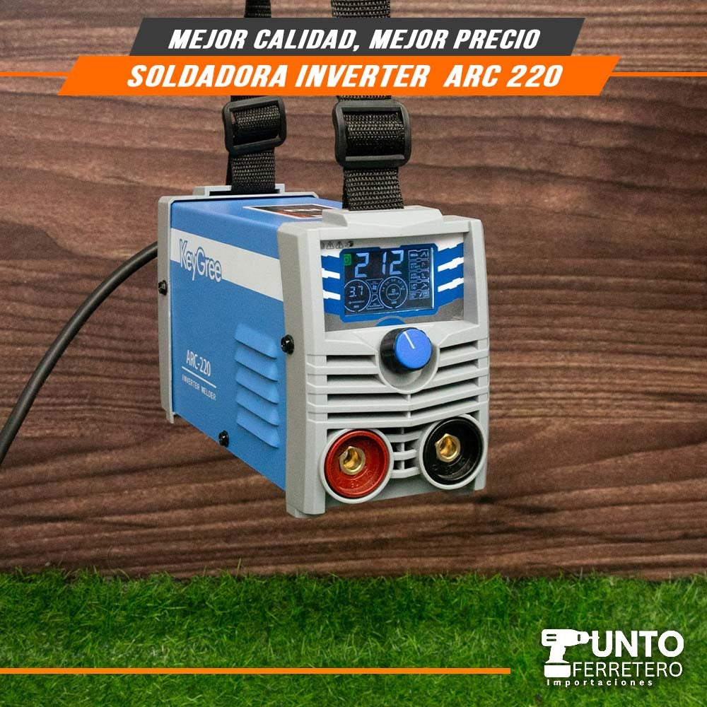 maquina de soldar mma ,tig lift 200 amperios key greem + mascara 2 sensores