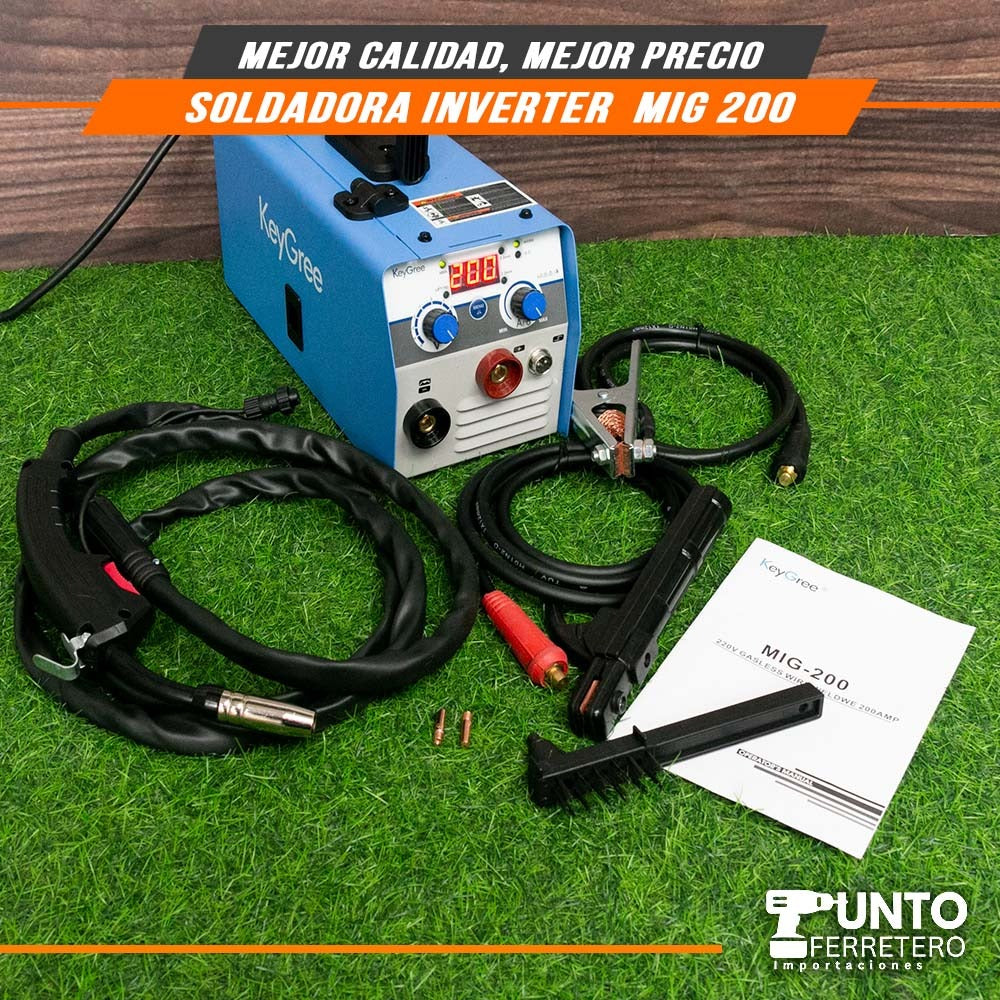 MIG 140A  multiproceso (mig ,mma ,lift tig)+ mascara fotocensible + 1 kg ala,bre flux core