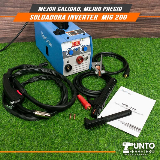 MIG 140A  multiproceso (mig ,mma ,lift tig)+ mascara fotocensible + 1 kg ala,bre flux core