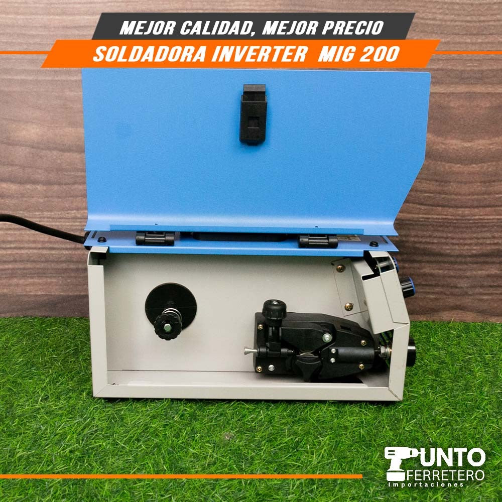 MIG 140A  multiproceso (mig ,mma ,lift tig)+ mascara fotocensible + 1 kg ala,bre flux core