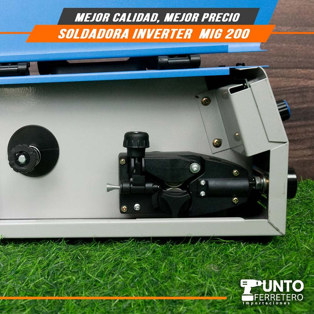 MIG 140A  multiproceso (mig ,mma ,lift tig)+ mascara fotocensible + 1 kg ala,bre flux core