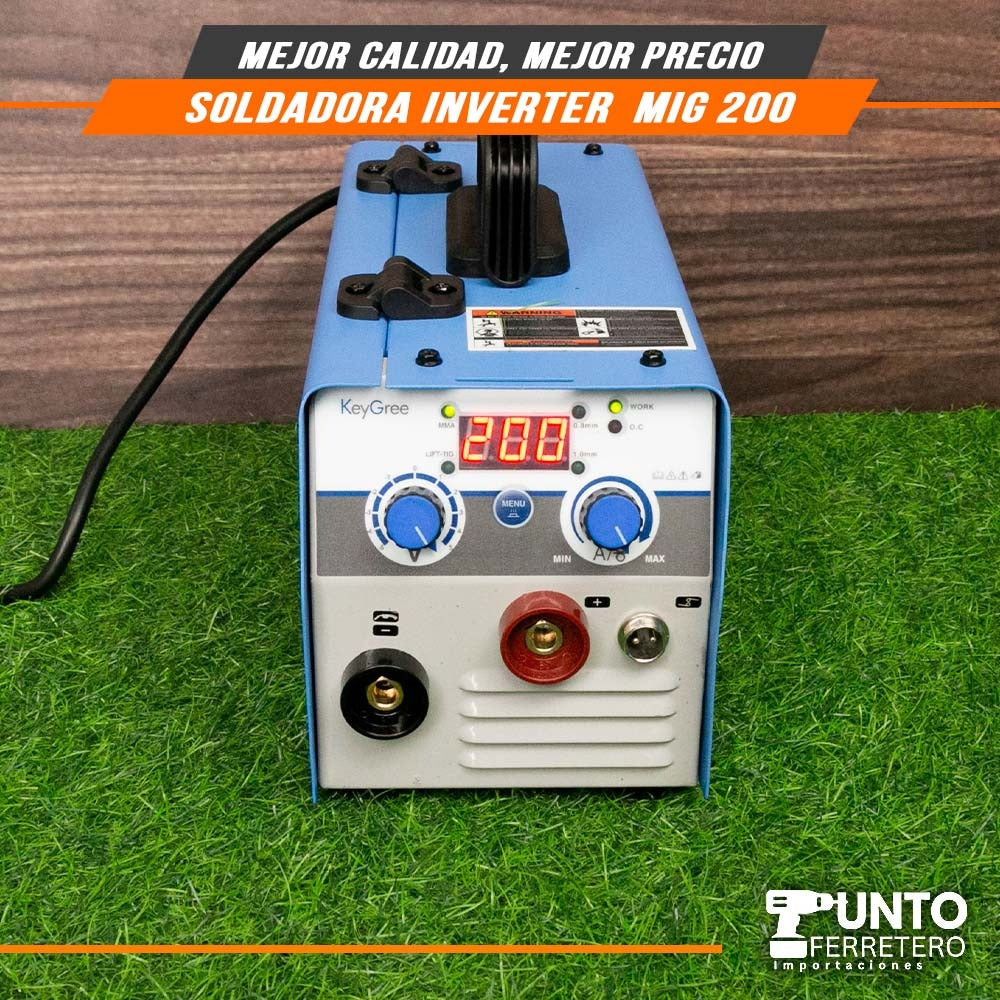 MIG 140A  multiproceso (mig ,mma ,lift tig)+ mascara fotocensible + 1 kg ala,bre flux core