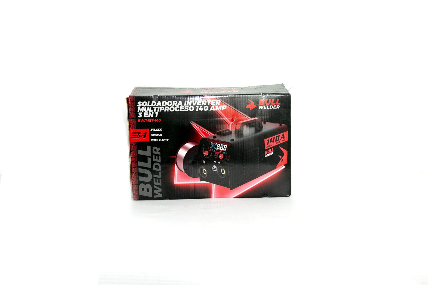 SOLDADORA INVERTER MULTIPROCESO 140 /3 EN 1 – MIG, FLUX Y TIG LIFT