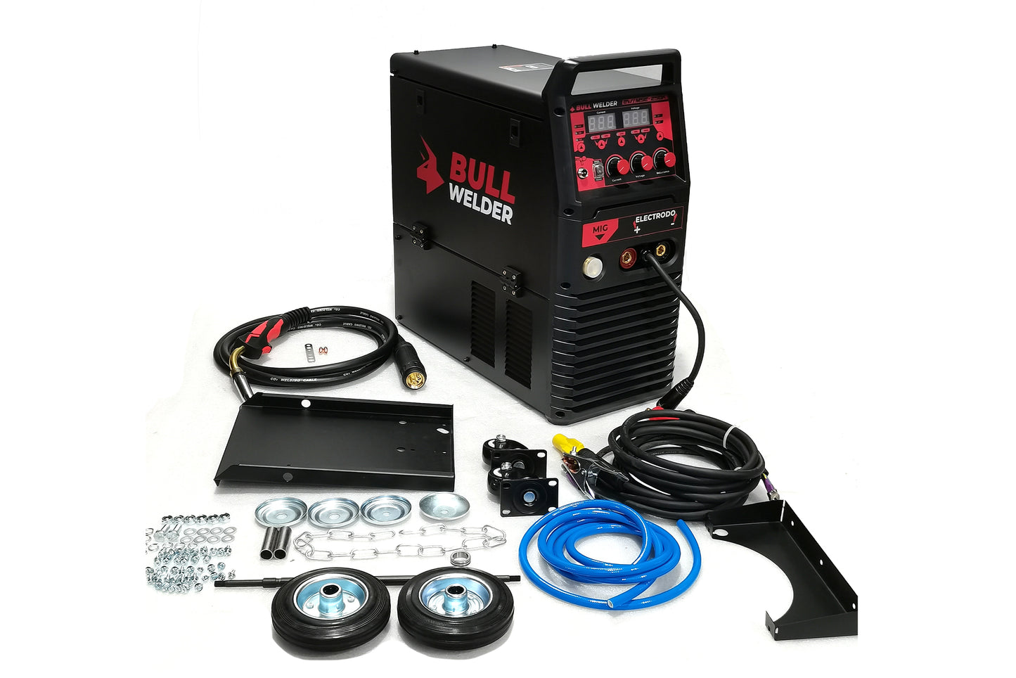 SOLDADORA INDUSTRIAL 350 AMP MULTIPROCESO 4 EN 1 / MIG, TIG LIFT, MMA Y SPOOL GUN