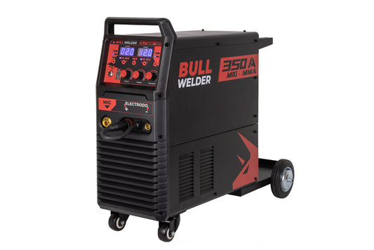 SOLDADORA INDUSTRIAL 350 AMP MULTIPROCESO 4 EN 1 / MIG, TIG LIFT, MMA Y SPOOL GUN