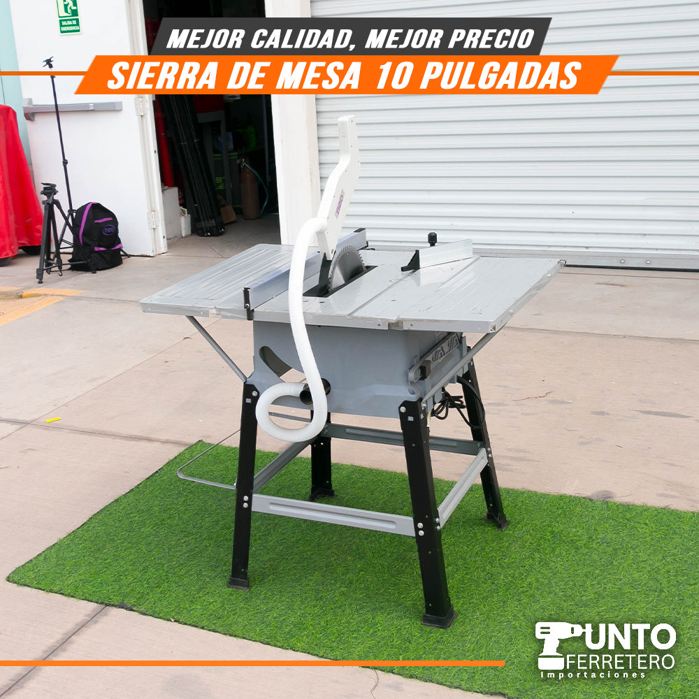 sierra de mesa eléctrica neo   10 pulgadas 1800W (tecnologia americana)