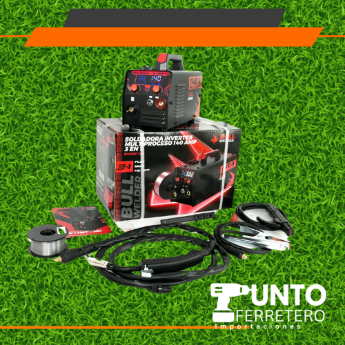 Soldadora multiproceso 3 en 1  USO industrial (TECNOLOGIA AMERICANA) Bull welder