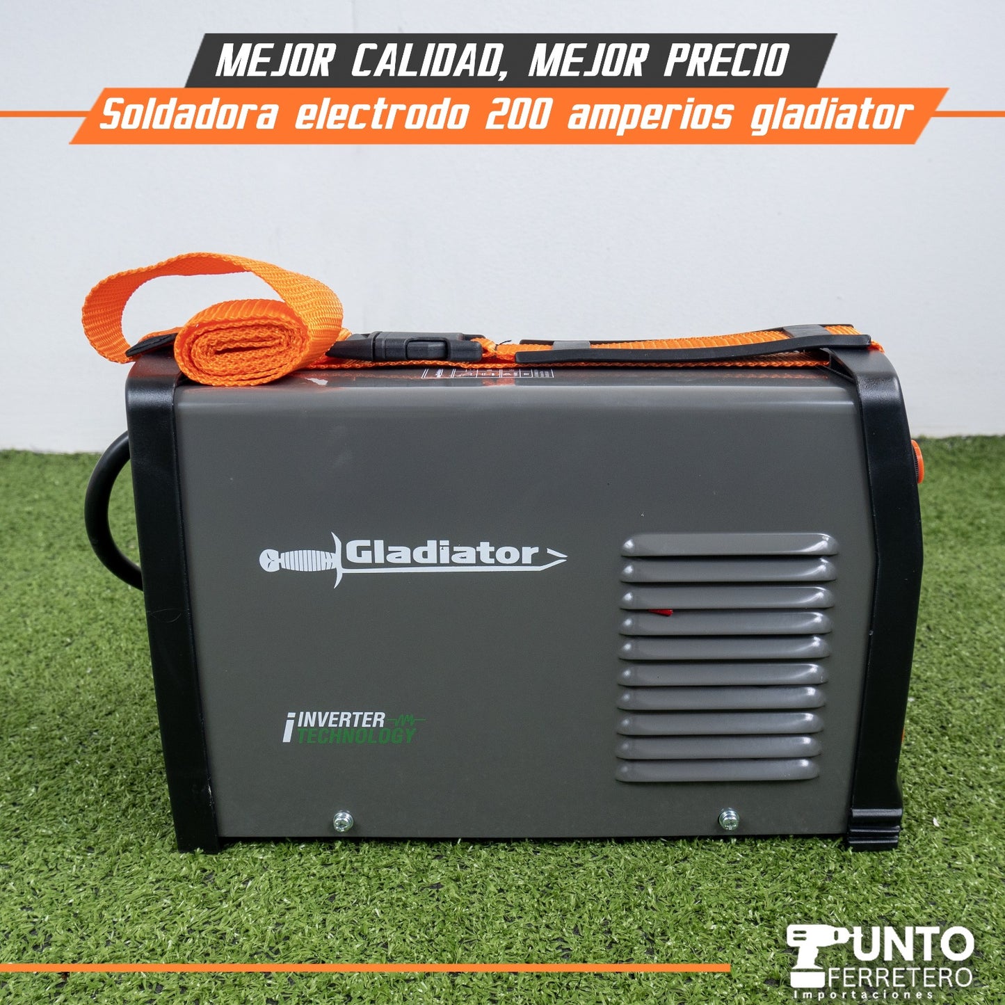 SOLDADORA ELECTRODO (MMA) 200 AMPERIOS GLADIATOR