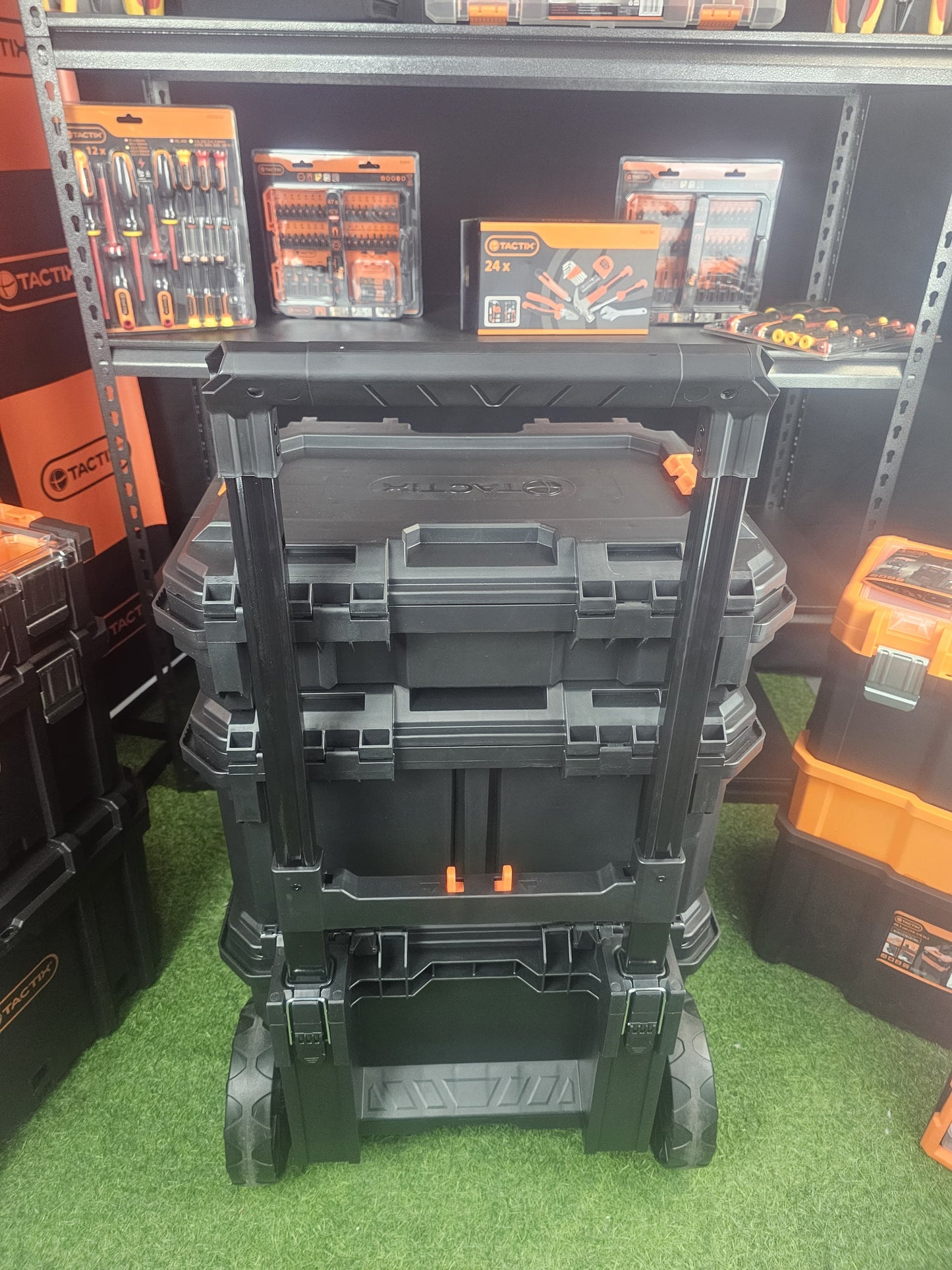Caja Para Herramientas resistencia grado militar tactix 3 piezas.
