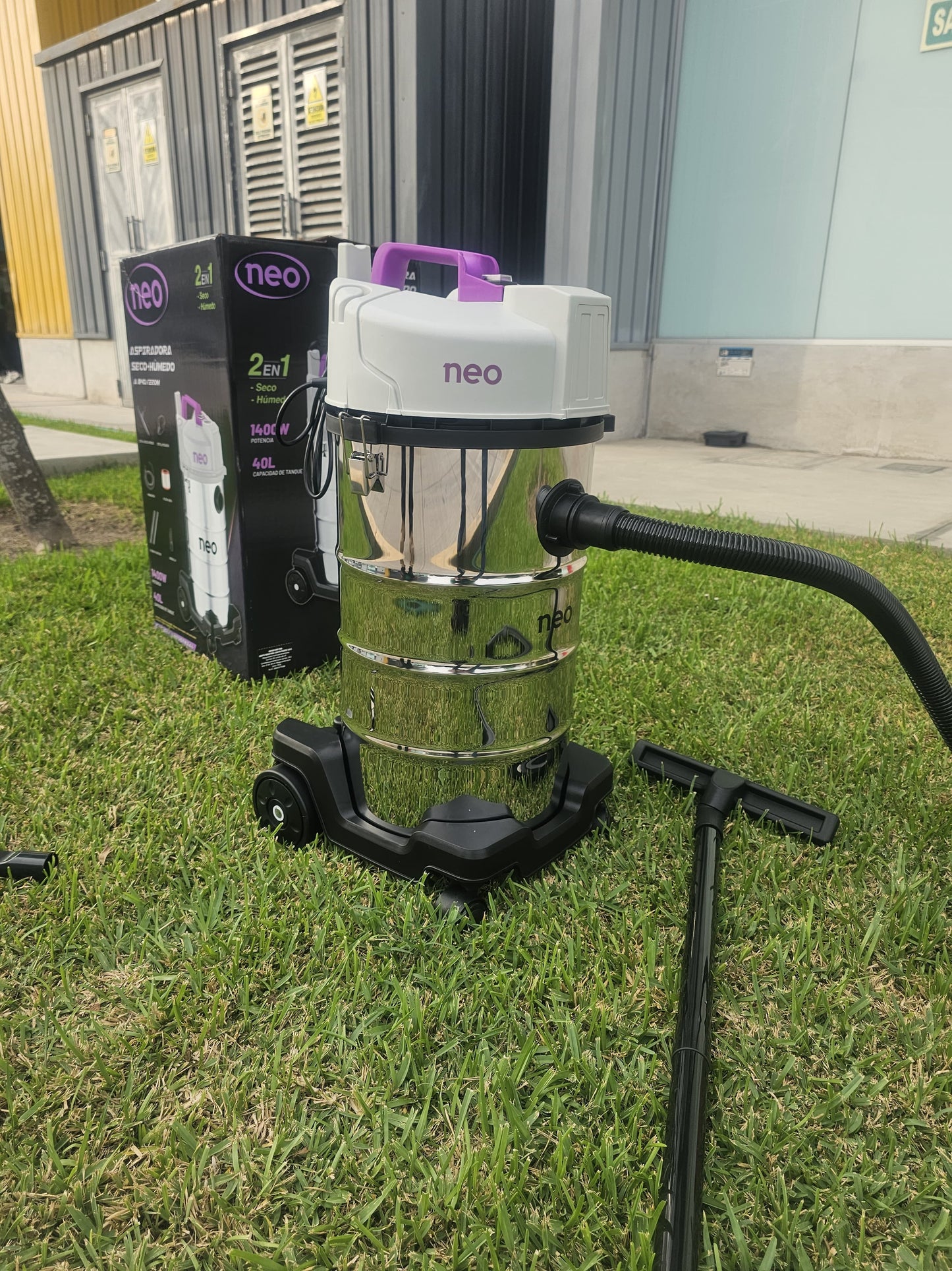 aspiradora 2 en 1 de 40 litros neo seco humedo 1400W industrial