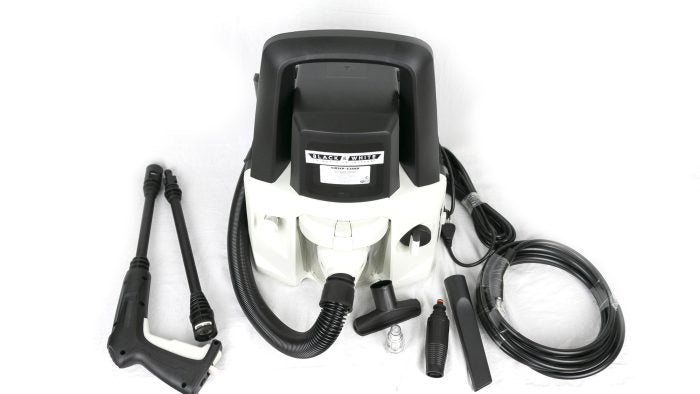 HIDROLAVADORA 4 EN 1 + KIT DESTORNILLADOR COMPACTO RECARGABLE-BLACK & WHITE