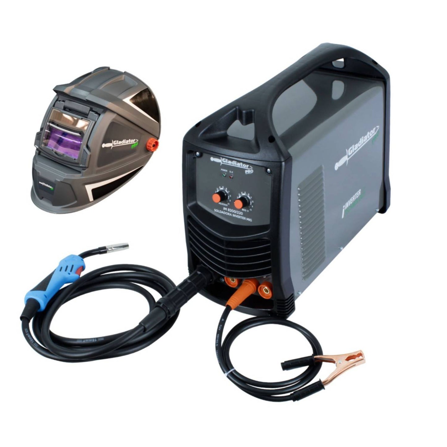 SOLDADORA +ALAMBRE+ ESCUADRA+ MASCARA-GLADIATOR