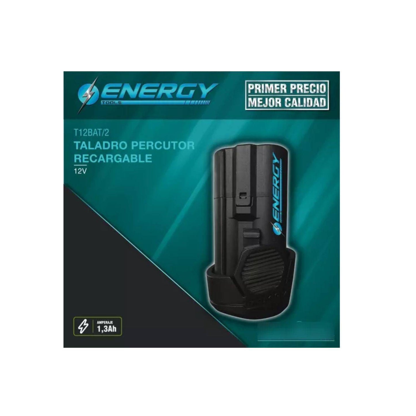 TALADRO PERCUTOR ATORNILLA RECARGABLE 1 BAT 1 CAR-ENERGY