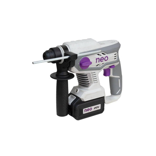 ROTOMARTILLO RECARGABLE 20V CON 1 BATERIA + 1 CARGADOR EN CAJA-NEO