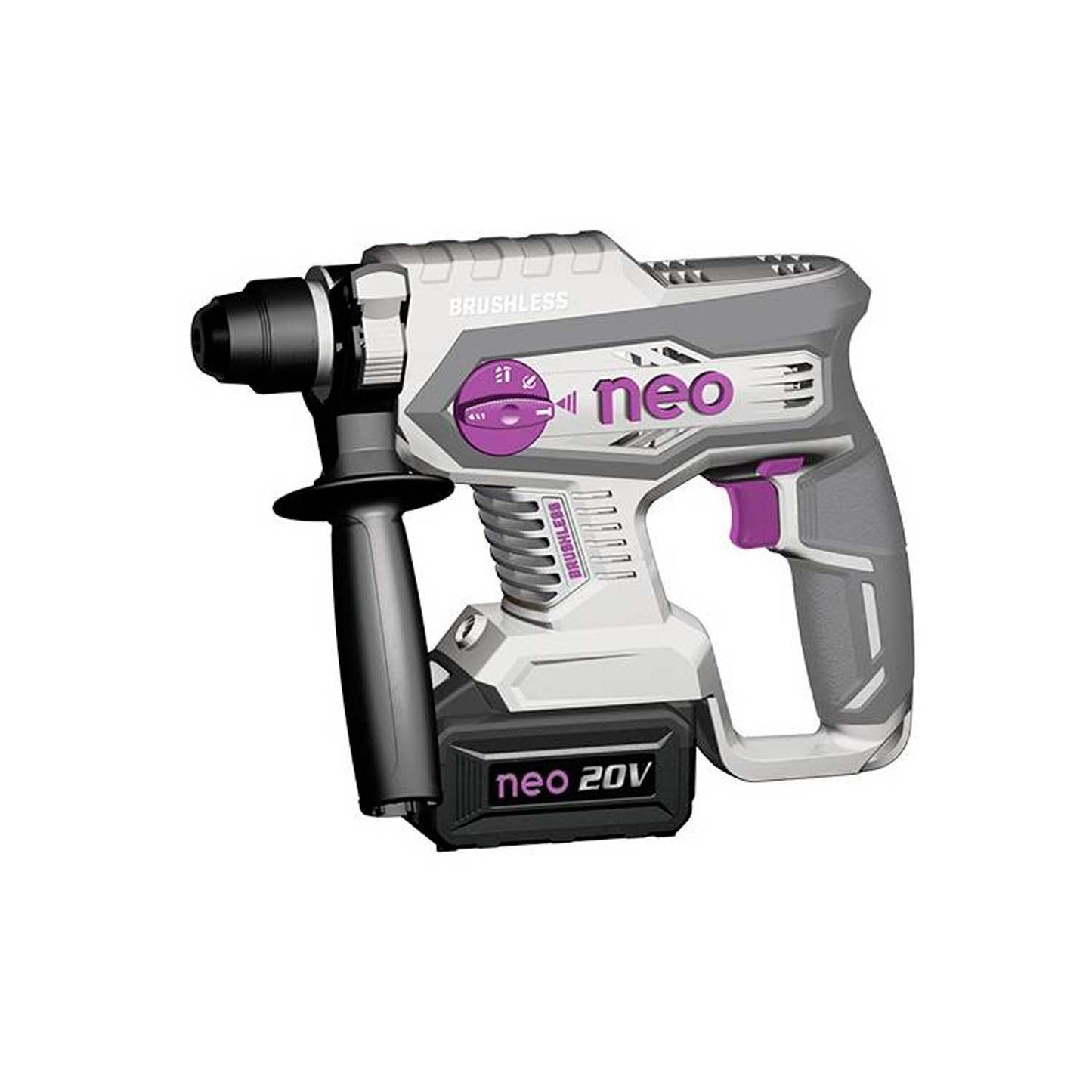 ROTOMARTILLO RECARGABLE 20V CON 1 BATERIA + 1 CARGADOR EN CAJA-NEO