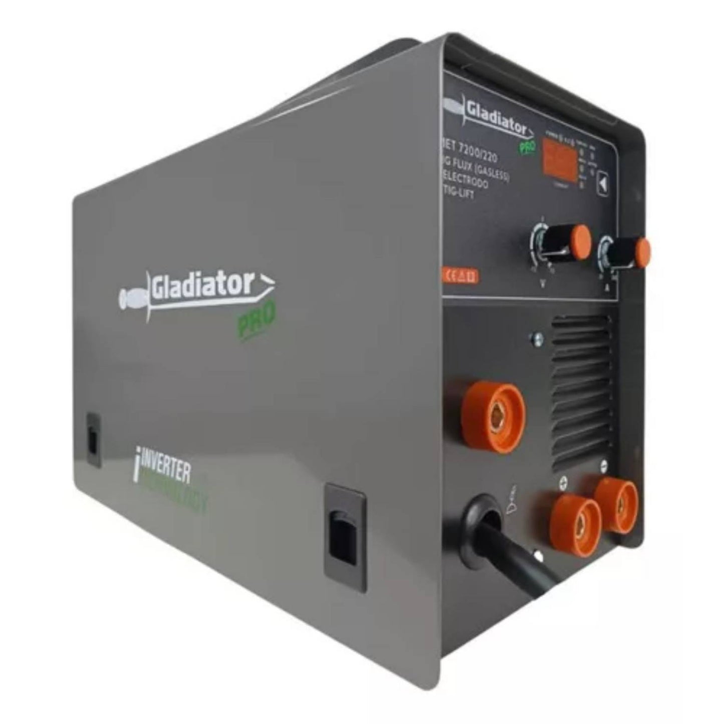 SOLDADORA MULTIPROCESOS 200AMP + MASCARA +1 ROLLO DE ALAMBRE MIG FLUXX-GLADIATOR