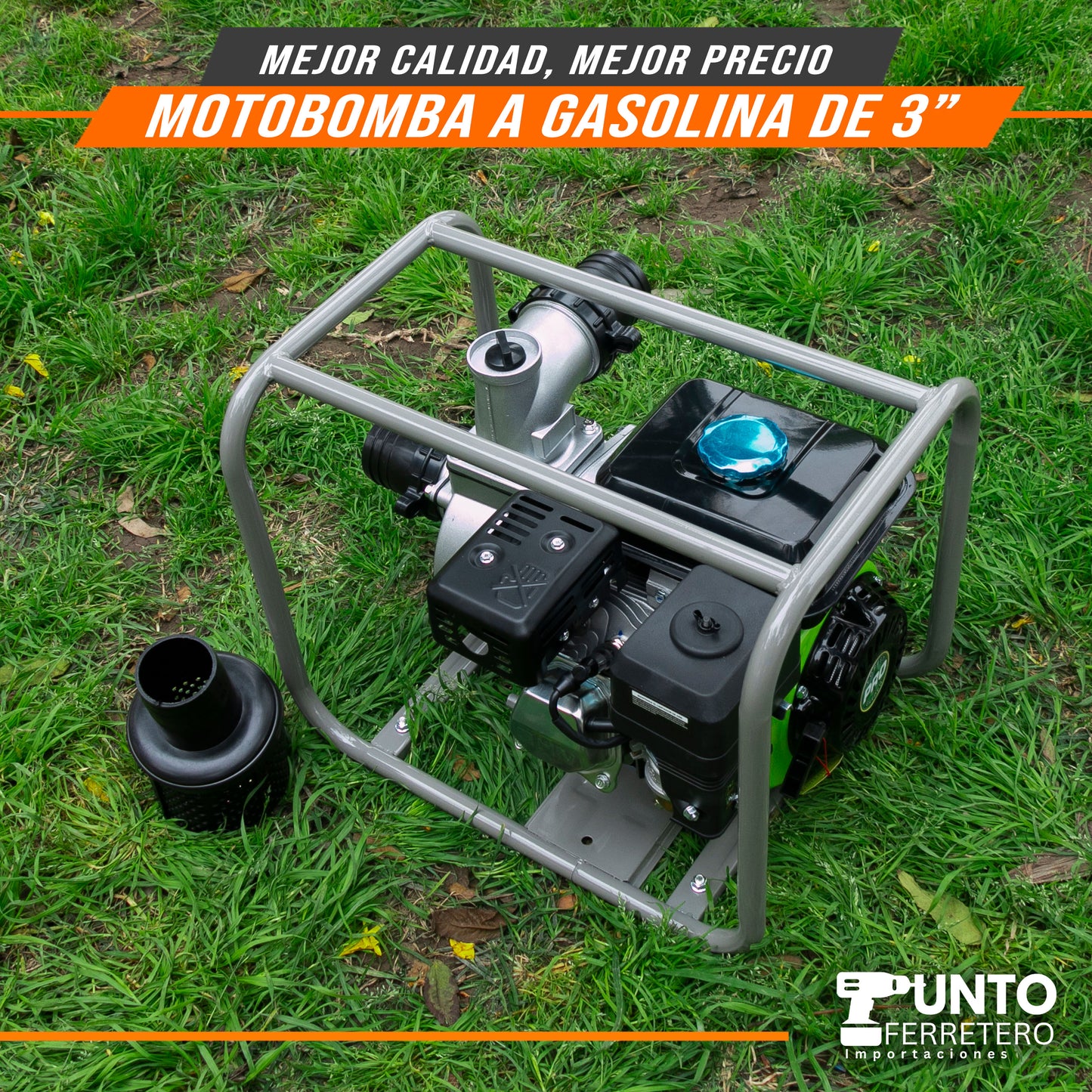 Motobomba 3x3 Forest Garden  motor 4 tiempos gasolinero